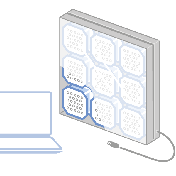 iQ-LED features: Independent and Modular