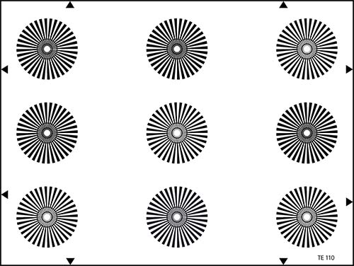 Back Focus Test Chart