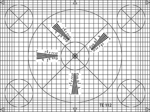 Camera Registration Chart