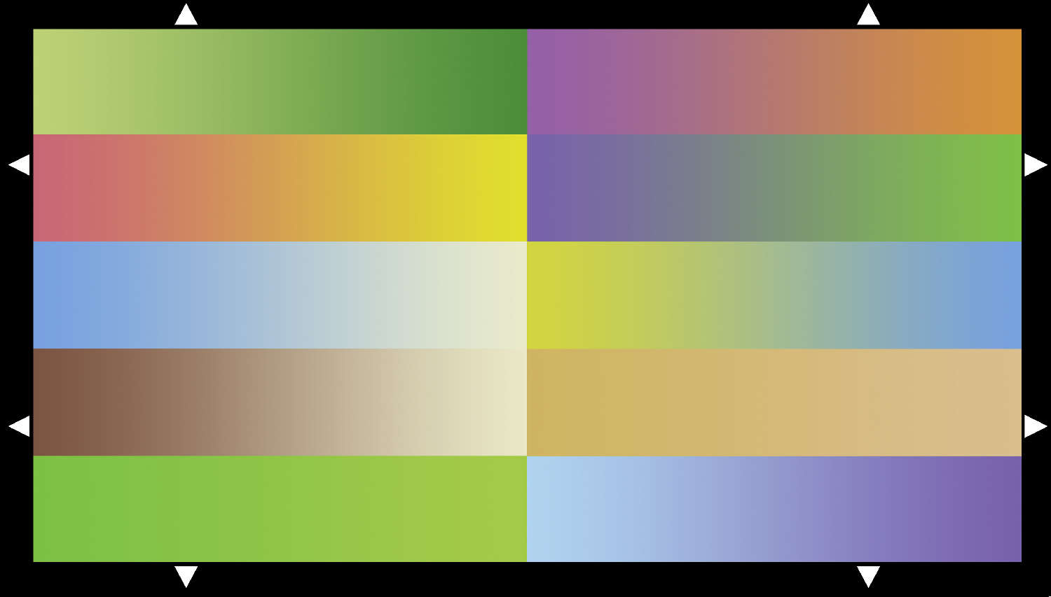 Color Gradation Chart