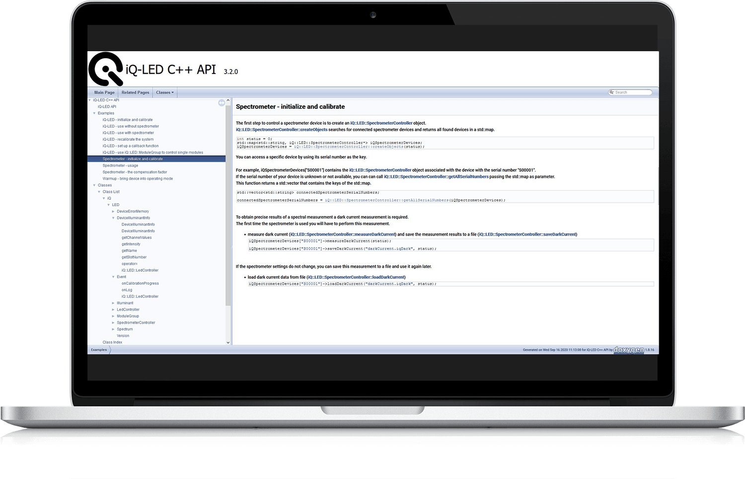 iQ-LED API product image